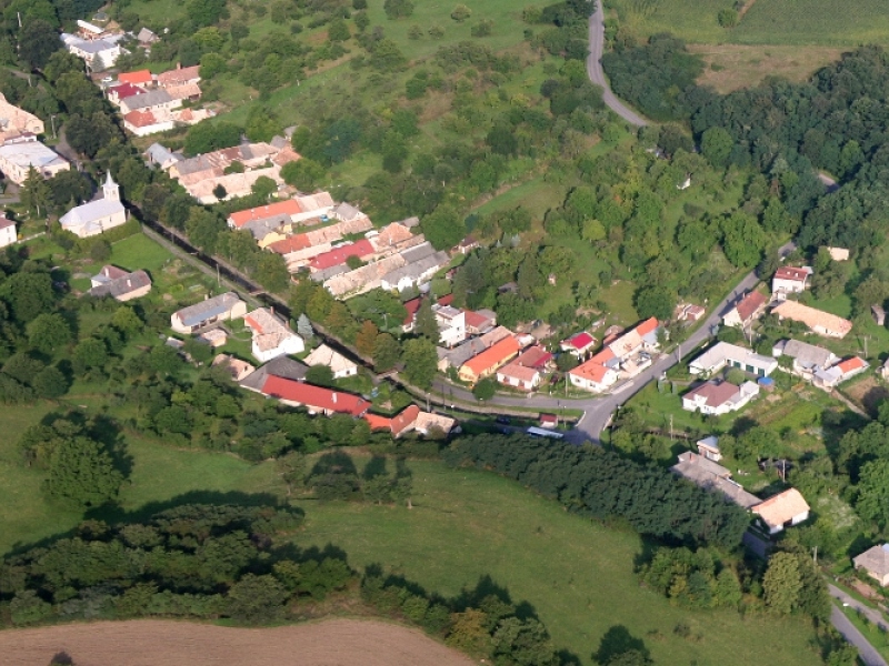 Letecké snímky obce 