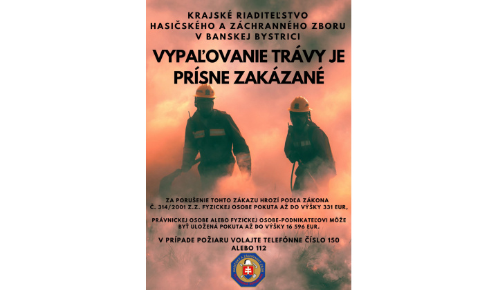 Fotka pre článok Zákaz vypaľovania